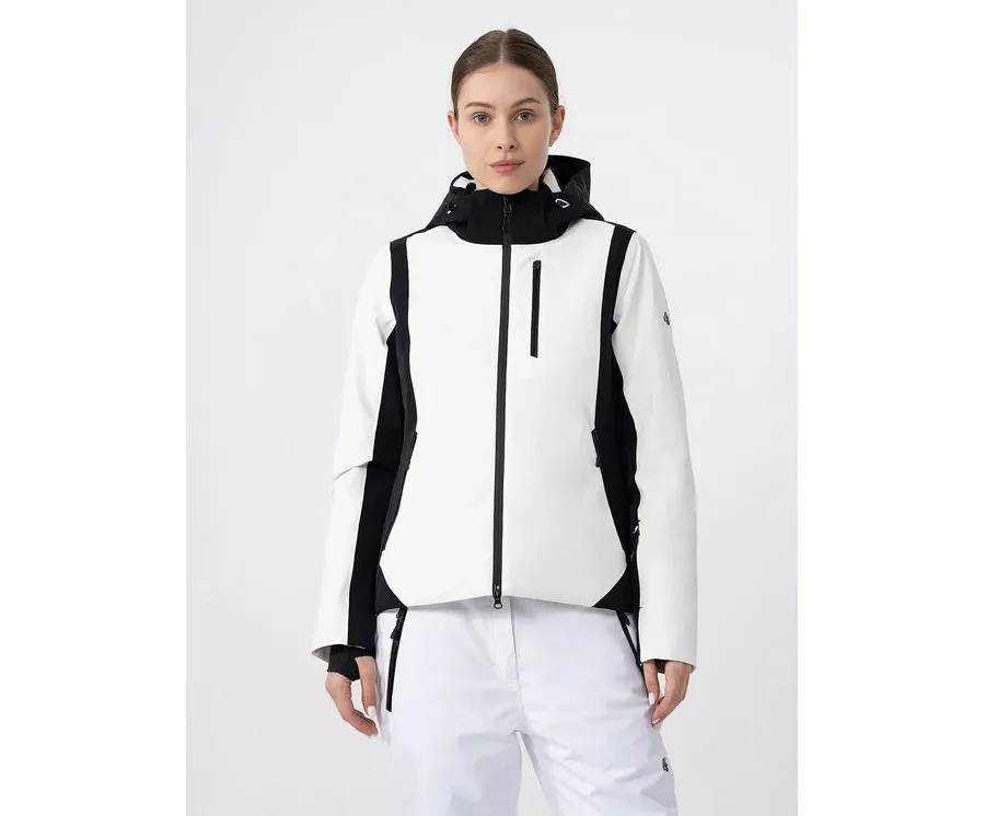 obrazek 1 4F Kurtka narciarska 4FAW23TTJAF336 Biały Slim Fit