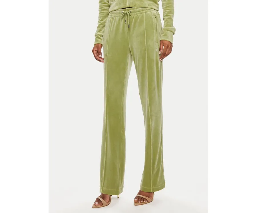 obrazek 1 Juicy Couture Spodnie dresowe Tina JCAPW045 Zielony Regular Fit