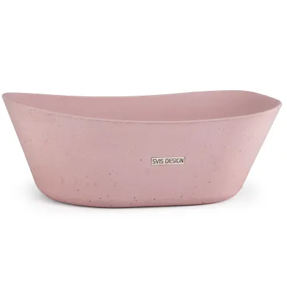 Zdjęcie Elitarna umywalka 50 cm LIBRA BASIC – bardzo jasny ceglasty, bez dekoru, bez lakieru