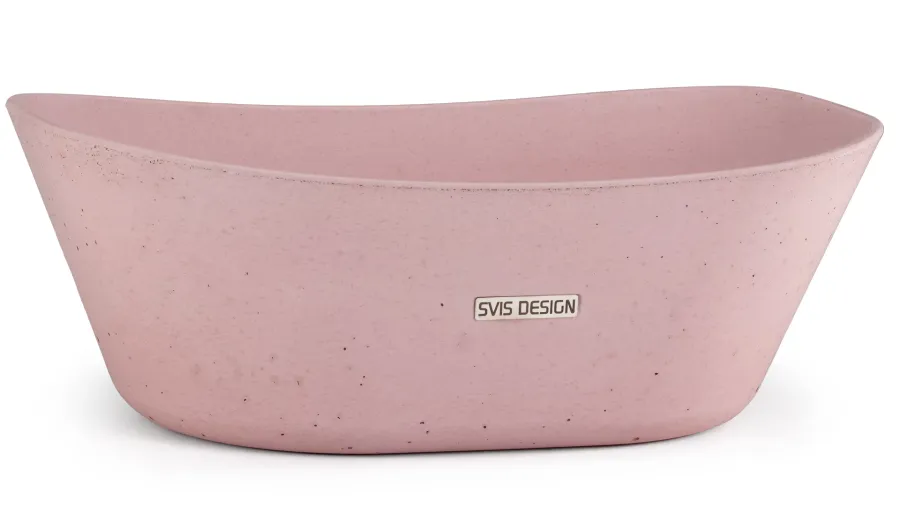obrazek 1 Elitarna umywalka 50 cm LIBRA BASIC – bardzo jasny ceglasty, bez dekoru, bez lakieru
