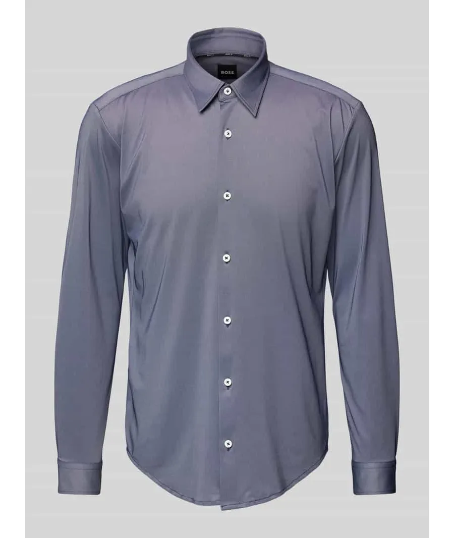 obrazek 1 Koszula biznesowa o kroju slim fit z kołnierzykiem typu kent model ‘Roan’