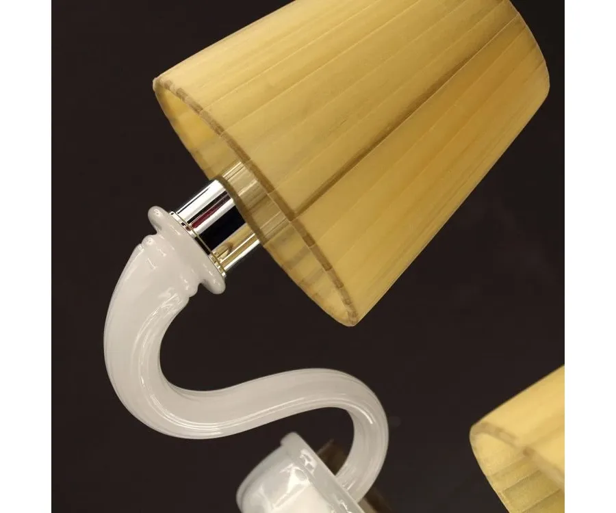 obrazek 5 Ekskluzywna włoska szklana lampa ścienna - szkło murano wykonane ręcznie