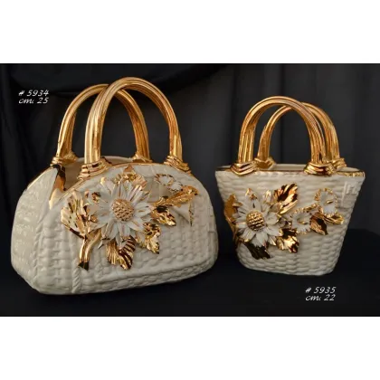 Picture A unique decorative ceramic basket