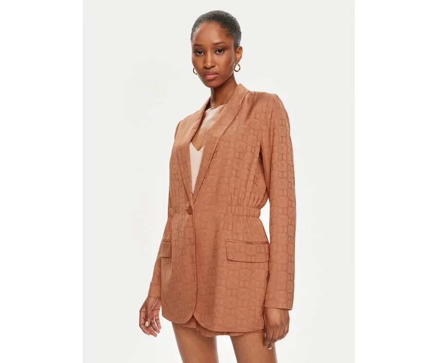obrazek 1 TWINSET Marynarka 241TT2240 Pomarańczowy Regular Fit