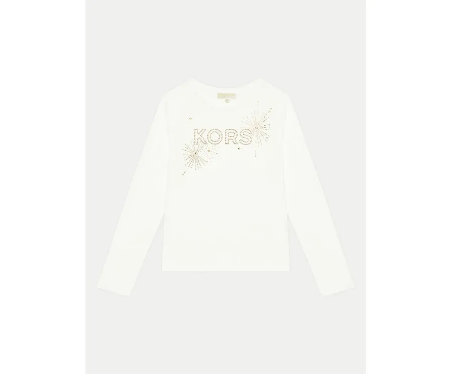 obrazek 1 MICHAEL KORS KIDS Bluzka R30142 M Biały Regular Fit