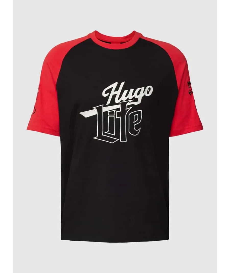 obrazek 1 T-shirt z wyhaftowanym logo i napisem model ‘Dilife’