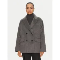 Zdjęcie ViCOLO Płaszcz wełniany TS0020 Szary Regular Fit