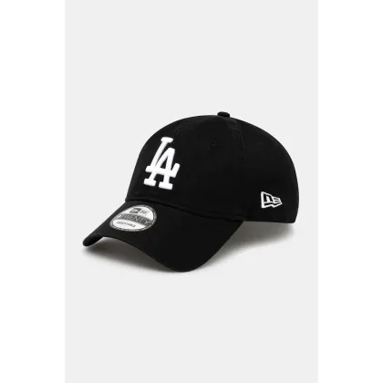 Zdjęcie New Era czapka z daszkiem bawełniana Washed 920 LA kolor czarny z aplikacją 60579077