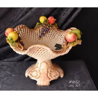 Zdjęcie Ekskluzywna patera ceramiczna ze zdobieniami