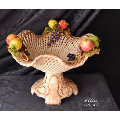 Zdjęcie Ekskluzywna patera ceramiczna ze zdobieniami