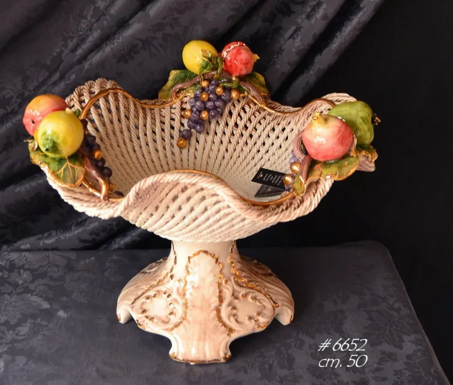 obrazek 1 Ekskluzywna patera ceramiczna ze zdobieniami