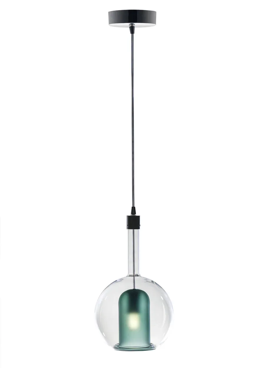 obrazek 2 Mała prestiżowa lampa wisząca ze szkła Murano