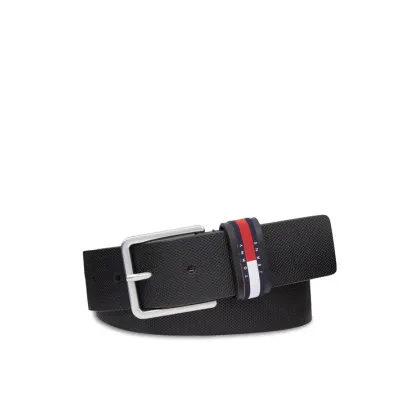 Zdjęcie Tommy Jeans Pasek Męski Tjm Elevated Leather 4.0 AM0AM11675 Czarny