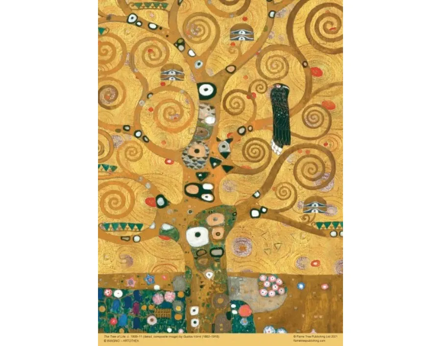 obrazek 3 Puzzle dla dorosłych Gustav Klimt: Drzewo życia - Flame Tree Publishing