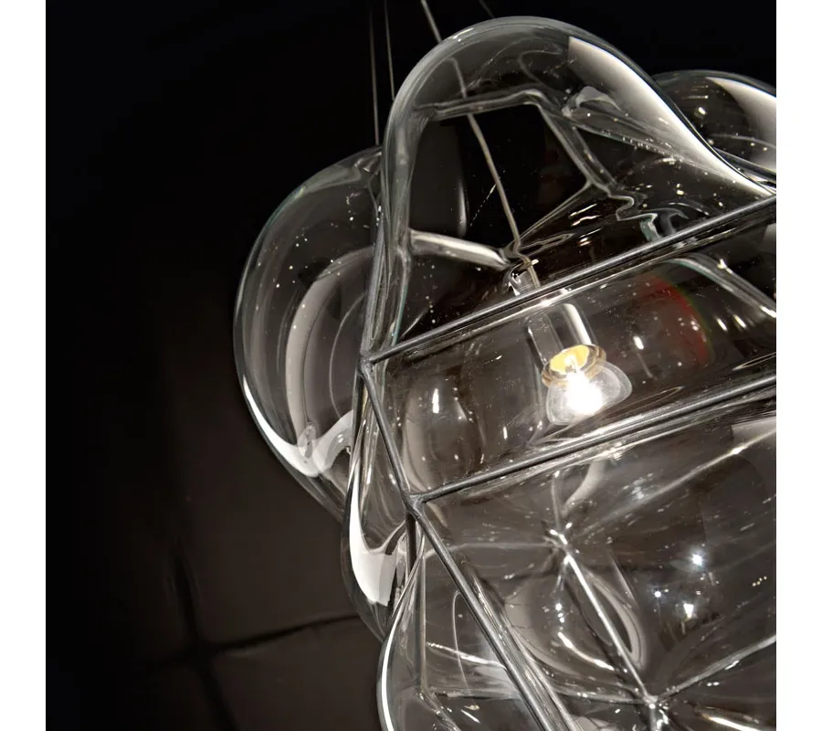 obrazek 2 Lampa wisząca LC80/1 z dmuchanego szkła Arte Veneziana