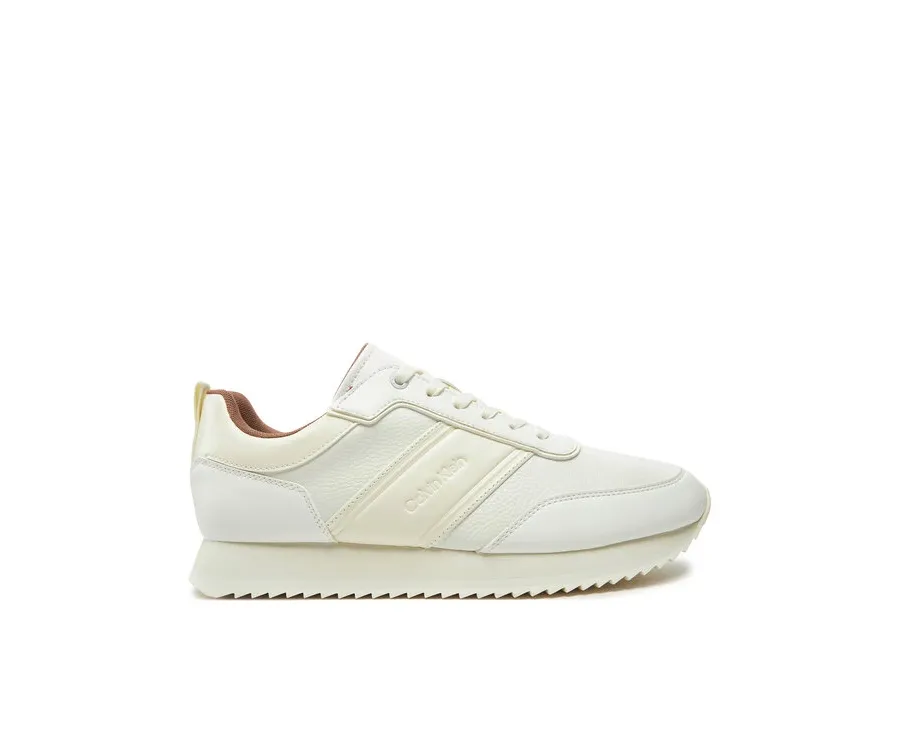 obrazek 1 Calvin Klein Sneakersy Low Top Lace Up Logo Lth HM0HM01654 Biały