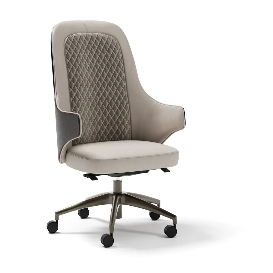 obrazek 9 Eleganckie biurowe krzesło w stylu modernistycznym - prosto z Włoch