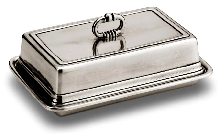 obrazek 1 Elegancka maselniczka wykonana z pewteru
