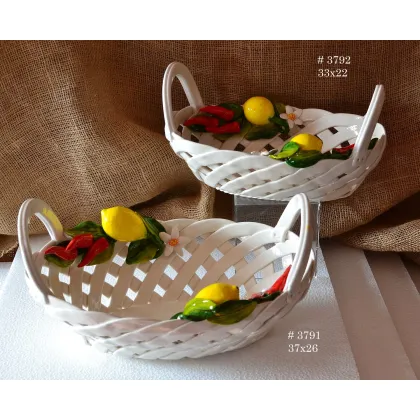 Picture Beautiful decorative ceramic baskets
