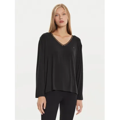 Zdjęcie Tommy Hilfiger Bluzka UW0UW05568 Czarny Regular Fit