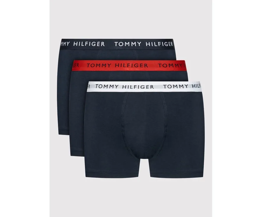 obrazek 1 Tommy Hilfiger Komplet 3 par bokserek UM0UM02324 Granatowy