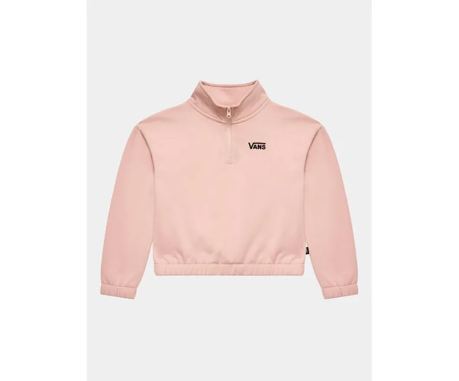 obrazek 1 Vans Bluza Half Zip Mock Pullover VN00077V Różowy Regular Fit