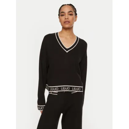 Zdjęcie Liu Jo Sport Sweter TF4049 MS59L Czarny Relaxed Fit