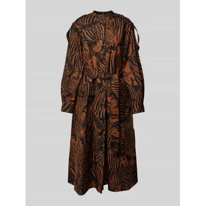 Zdjęcie Sukienka koszulowa ze zwierzęcym nadrukiem model ‘UNIONE’