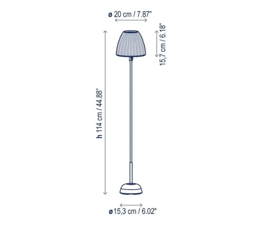 obrazek 2 Wyjątkowa lampa stojąca Atticus - produkt hiszpańskiej marki