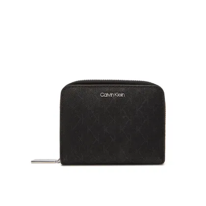 Zdjęcie Calvin Klein Mały Portfel Damski Ck Must Aop Md Zip Around W Flap LV04F1037G Czarny