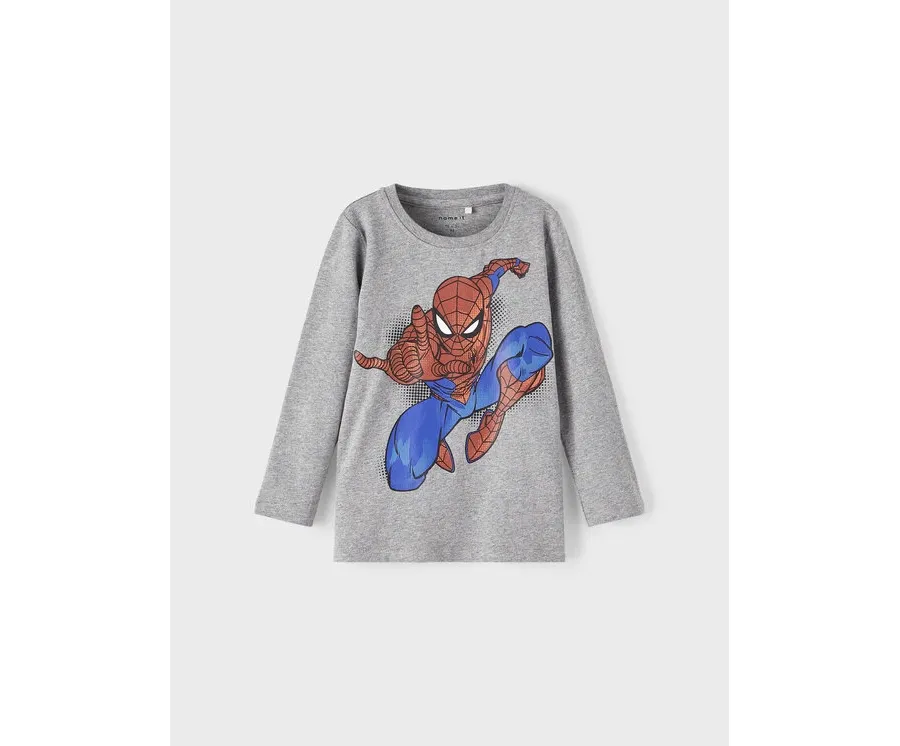 obrazek 1 NAME IT Bluzka SPIDER-MAN 13210754 Szary Regular Fit