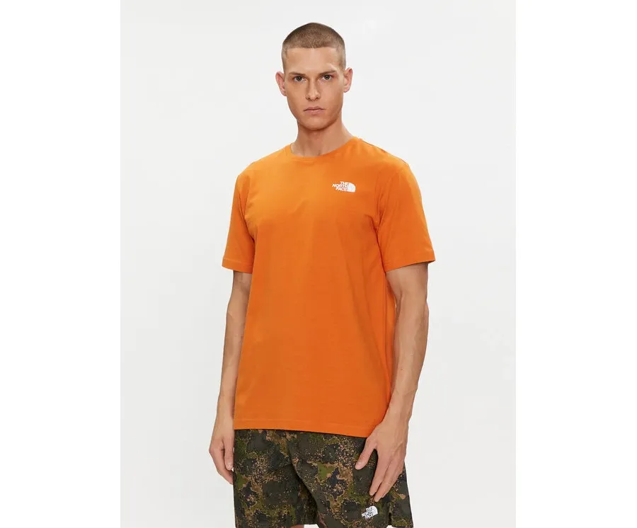 obrazek 1 The North Face T-Shirt Redbox NF0A87NV Pomarańczowy Regular Fit