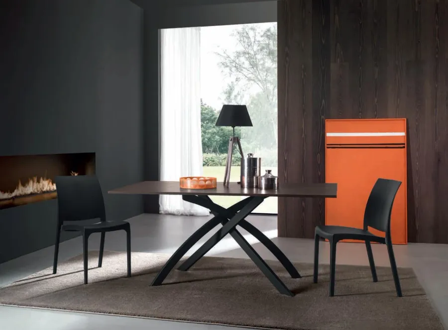 obrazek 1 Włoskie krzesło do salonu w stylu designerskim – Zamagna Italia