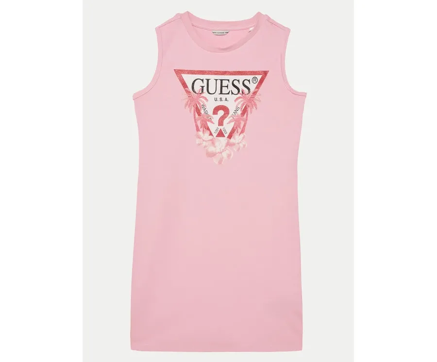 obrazek 1 Guess Sukienka codzienna J4RK38KA6W4 Różowy Regular Fit