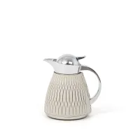 Zdjęcie Termiczny dzbanek ze skórzanymi dodatkami