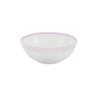 Picture Porcelain bowl decorated with a subtle pink ornament - variant 1 - Leander