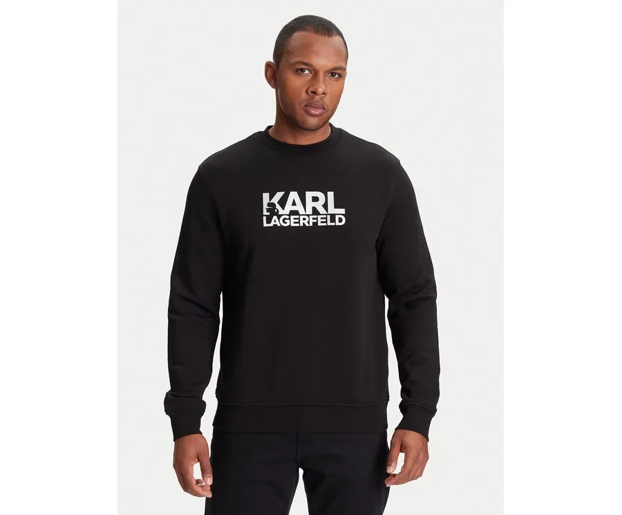 obrazek 1 KARL LAGERFELD Bluza 705091 553917 Czarny Regular Fit