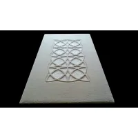 Picture Classic, elegant carpet with white crystals for the living room
