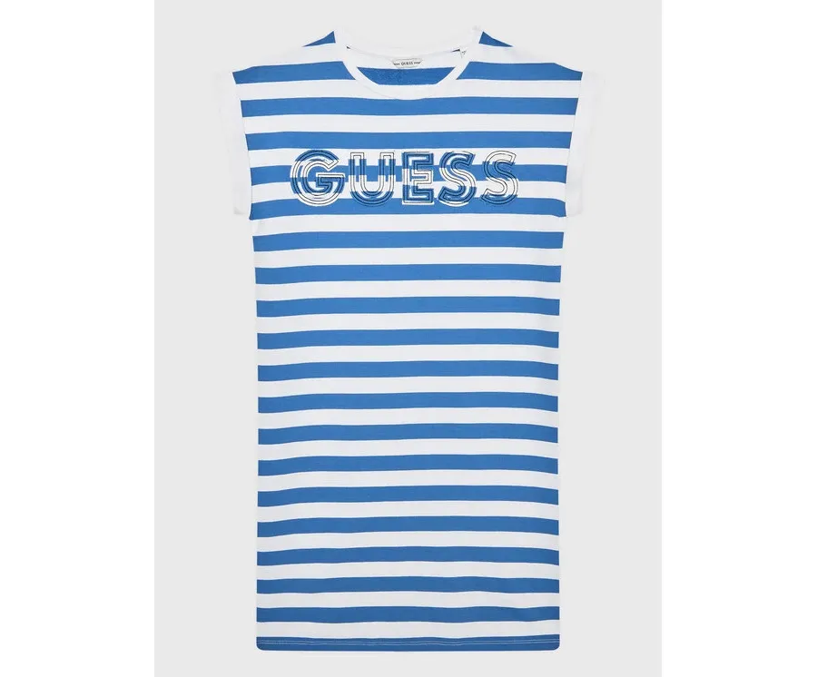 obrazek 1 Guess Sukienka letnia J3GK21 KBOR3 Niebieski Regular Fit