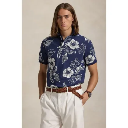 Zdjęcie Polo Ralph Lauren polo bawełniane kolor czarny wzorzysty 710956684