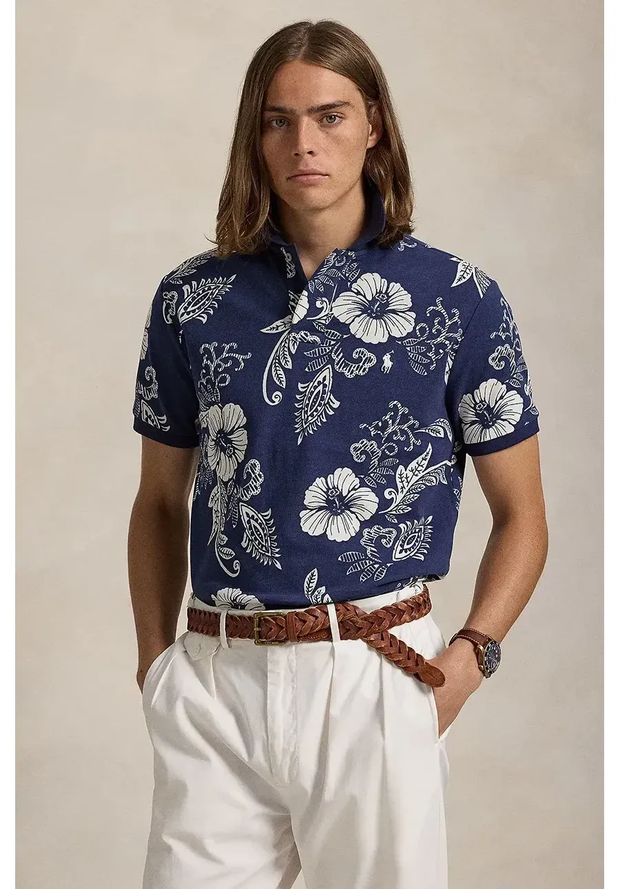 obrazek 1 Polo Ralph Lauren polo bawełniane kolor czarny wzorzysty 710956684