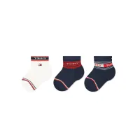 Zdjęcie Tommy Hilfiger Zestaw 3 par wysokich skarpet dziecięcych 701220278 Kolorowy