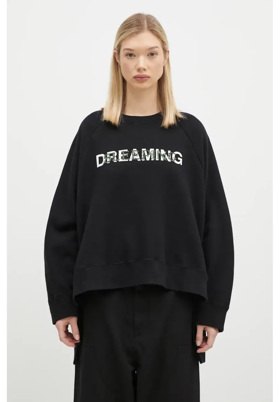 obrazek 1 Undercover bluza bawełniana C/S damska kolor czarny z nadrukiem UC2D1895.2