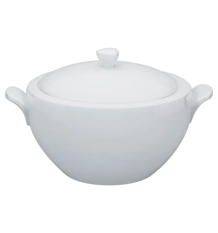 picture 1 White porcelain Spirit White vase decorated with curved delicate lines - Vista Alegre