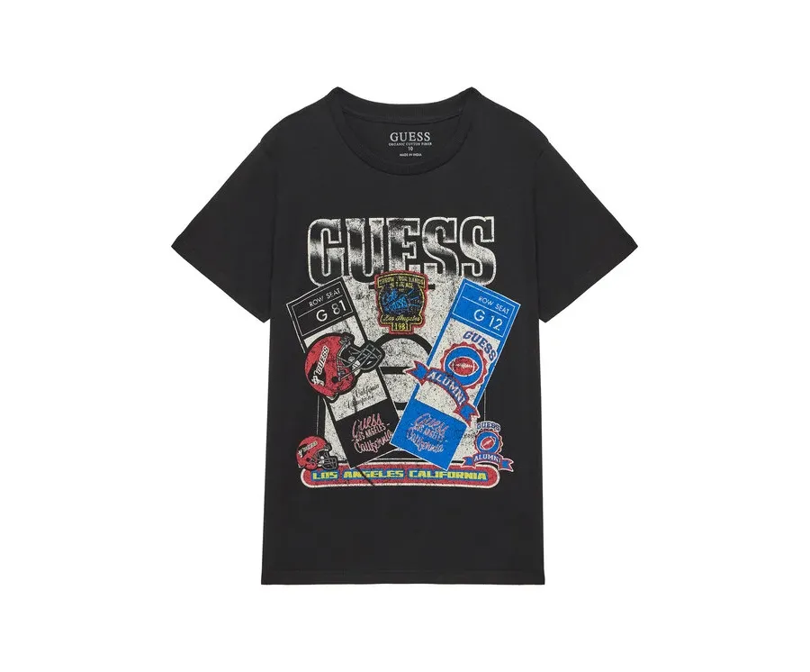 obrazek 1 Guess T-Shirt L5YI10 K8HM4 Czarny Regular Fit