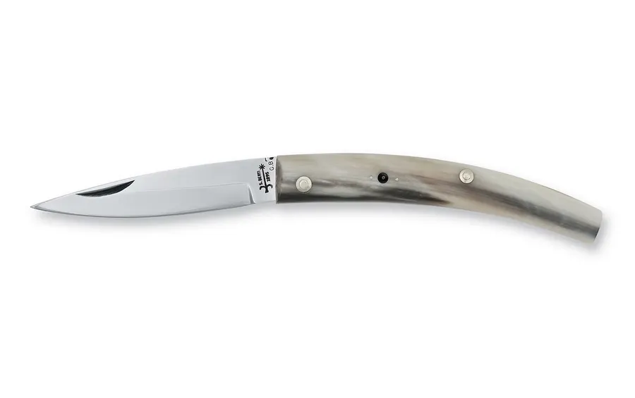 obrazek 1 Nietypowy nóż sprężynowy o zakrzywionym profilu od Berti Knives