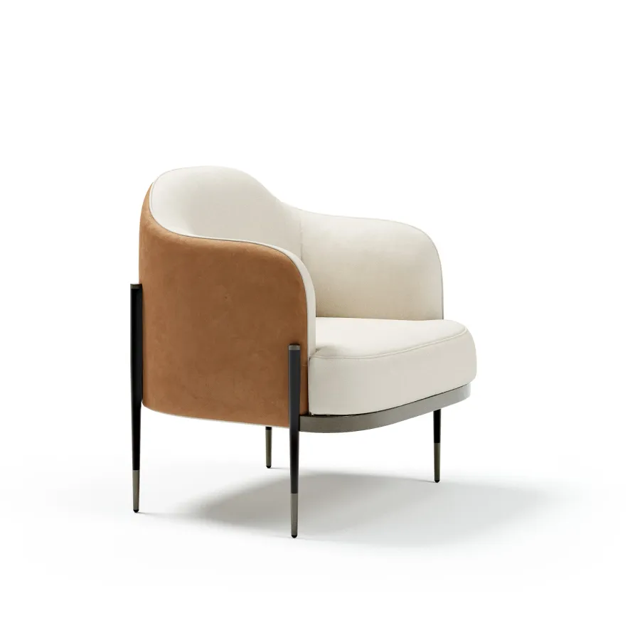 obrazek 5 Ekskluzywny włoski fotel w stylu modernistycznym do salonu