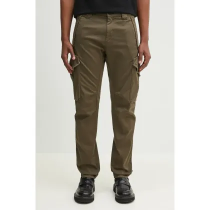 Zdjęcie C.P. Company spodnie męskie kolor zielony proste 18CMPA058A005694G.