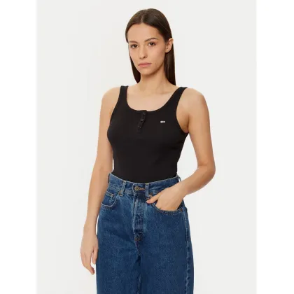 Zdjęcie Tommy Jeans Top DW0DW19492 Czarny Slim Fit