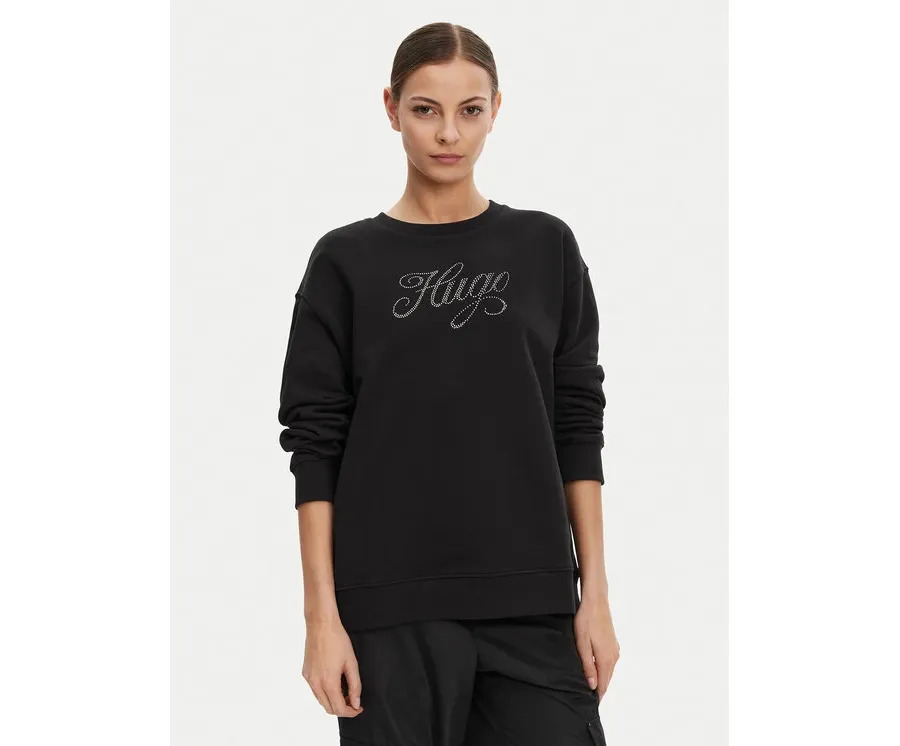 obrazek 1 HUGO Bluza 50537246 Czarny Oversize